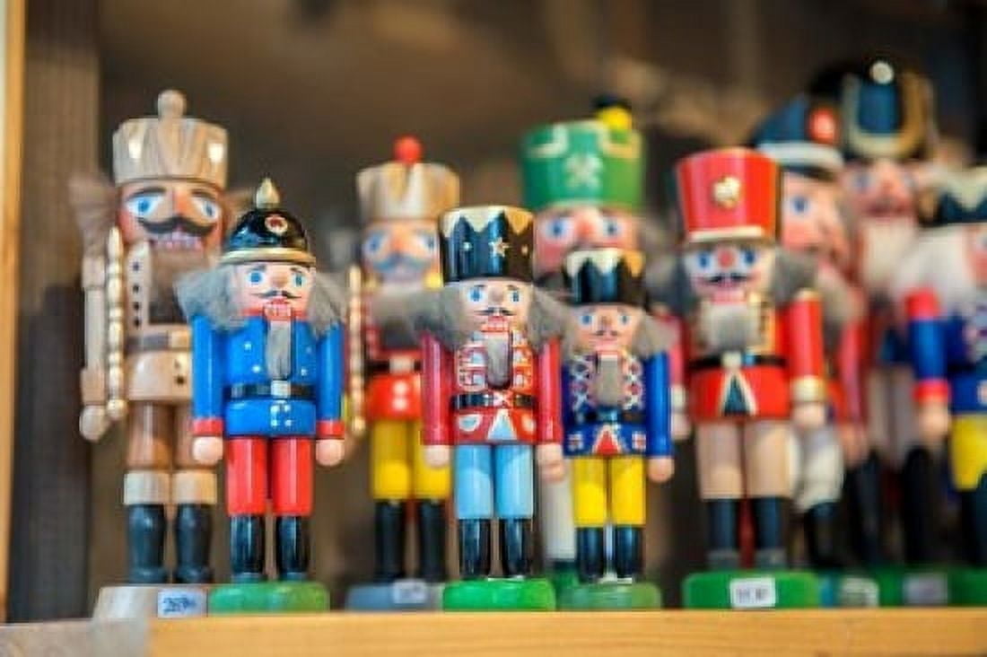 Wooden Nutcrackers Canvas Art - Lisa S Engelbrecht DanitaDelimont (22 x 15)