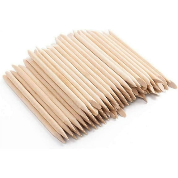 Wooden Orange Sticks Nail Cuticle Stick for Pusher Remover Manicure Art Pedicure Pedicure Tools 100PCS