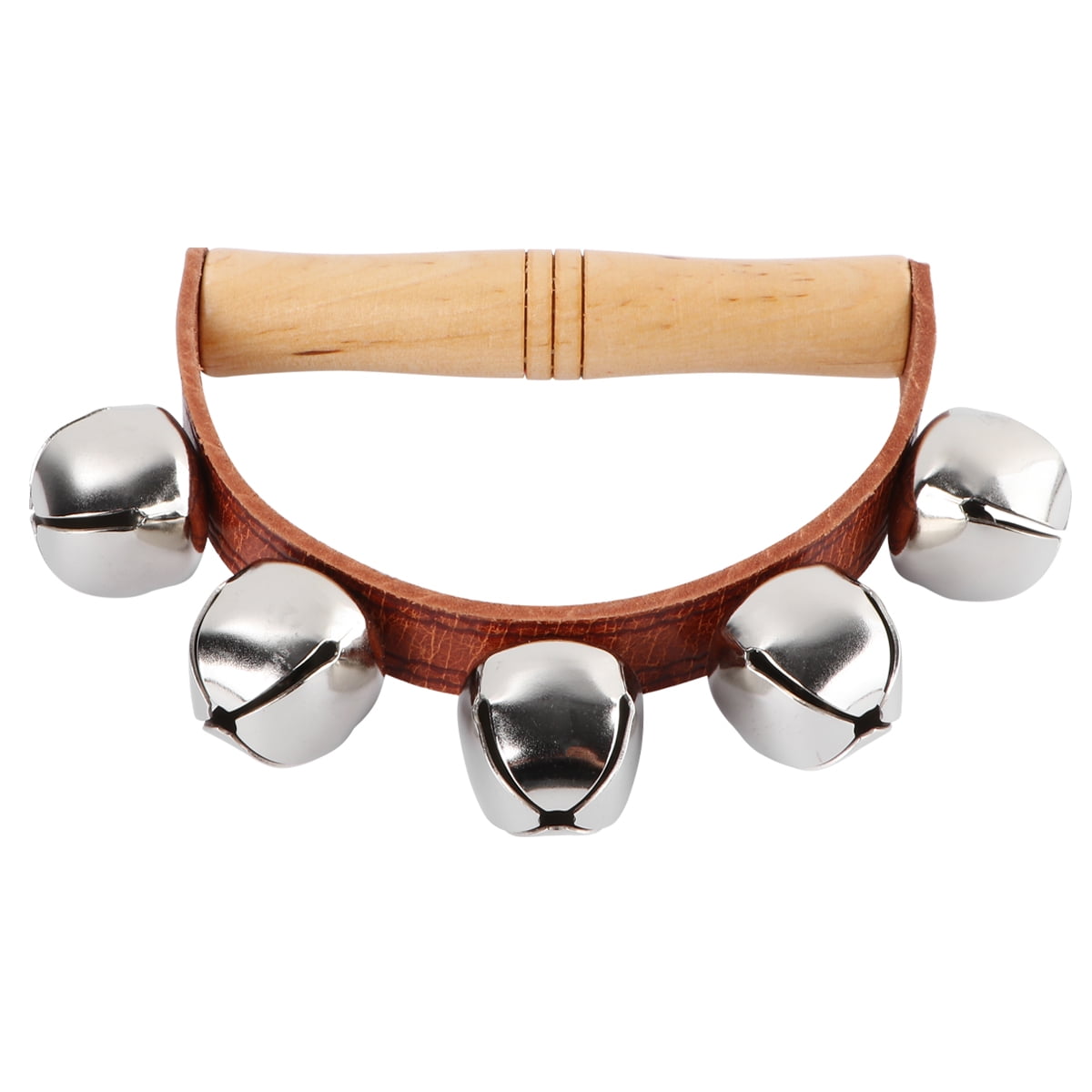 Wooden Orff Semicircle Percussion Instrument Holding Bell Rattle G135b