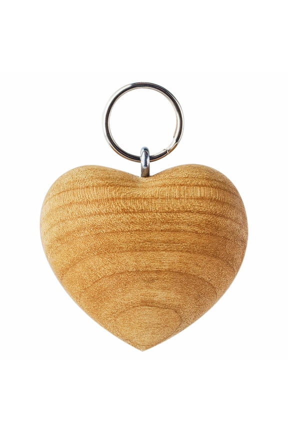 Wooden Owl Shaped Keychains - Heavy-Duty Keyring Key Holder for House, Car, & Office Keys - 1pcs