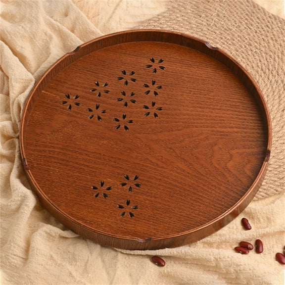 Wooden Pallets - Wooden Tea Tray Tray Deluxe Wooden Japanese Aesthetic Value Home Breakfast Dessert Cup Tray, By PRYESS