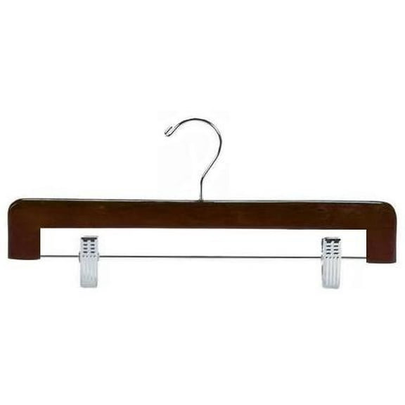Wooden Pant/Skirt Hanger (Walnut & Chrome)