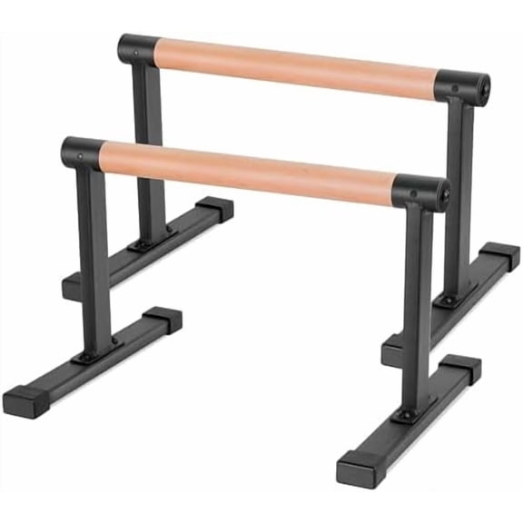 Wooden Parallettes Bars - Push Up Bars Calisthenics Equipment for Handstand Training$$Sport & Recreation Other