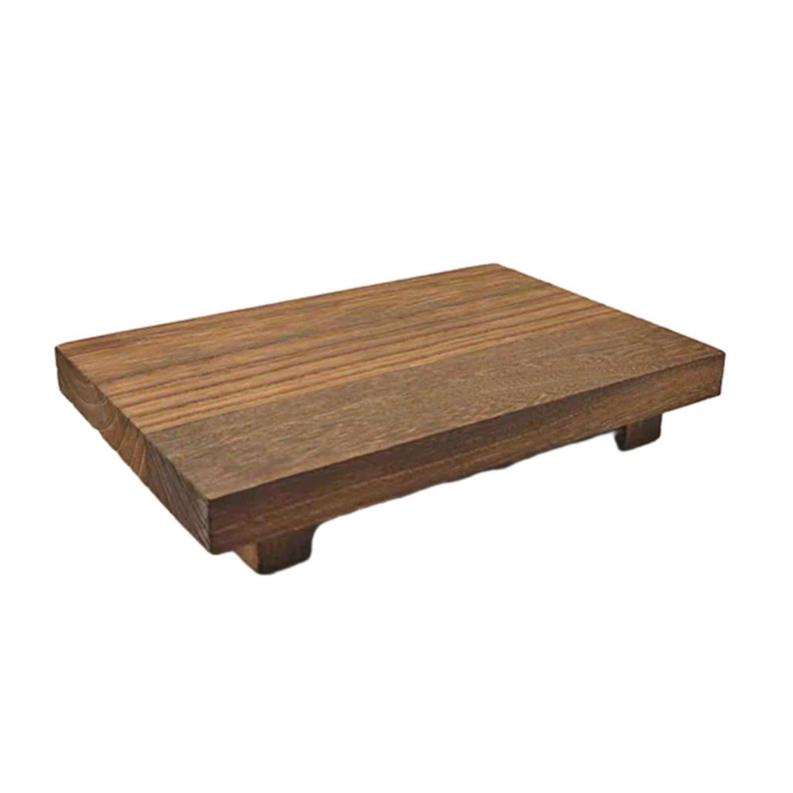 Wooden Pedestal Stand Rustic Wood Riser for Display for Sink Table