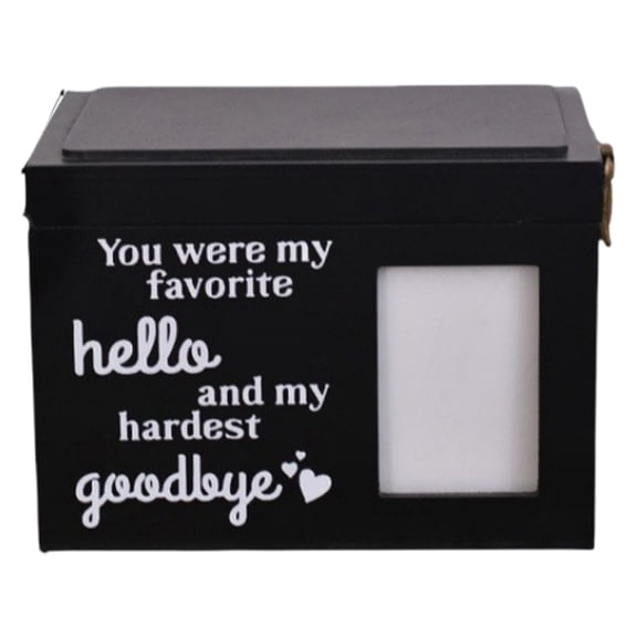 Wooden Pet Cremation Urn, Handmade Keepsake Box for Ashes, Small Size
