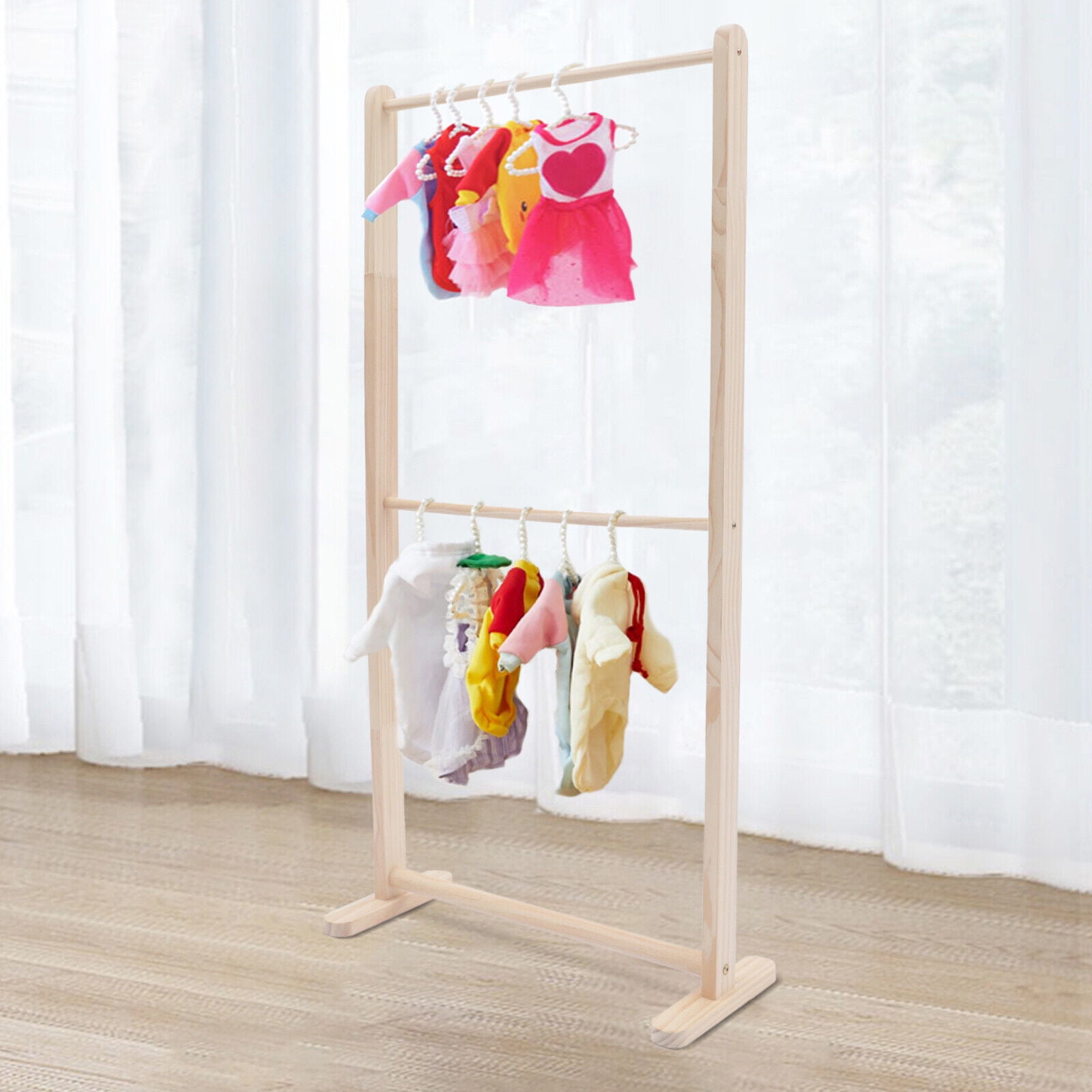 Wooden Pet Rack Children Garment Clothes Rack Pet Clothes Rack Clothes