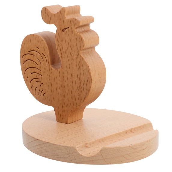 Supvox Phone Stand for Desk Wood Phone Tablet Holder 1Pc