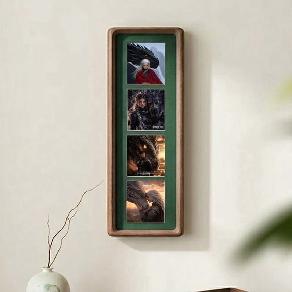 Wooden Photo Booth Frame, Photobooth Frame for Photo Strip Prints, Fourthwing Photo, Dragon Photo Gift