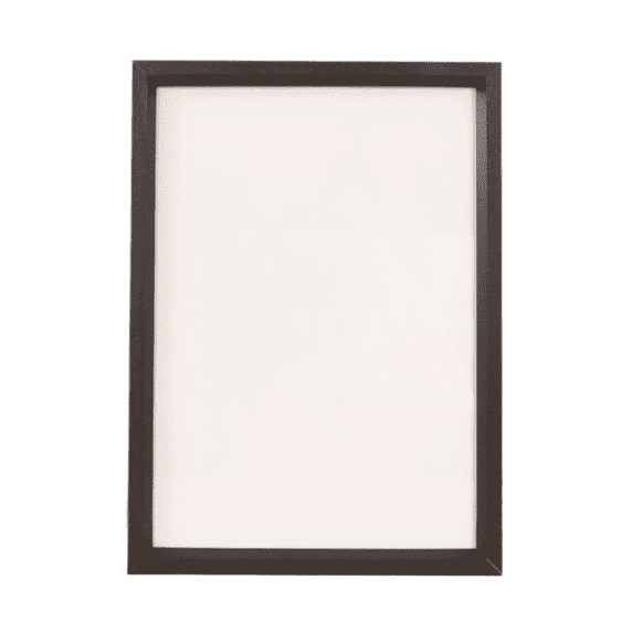 Wooden Photo Frame for Wall and Desktop Display with Inclined Stand – Classic Yet Modern Wood-Hung Slanted Frame for Poster and Picture Art Decorative Home