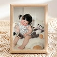 thumbnail image 1 of Wood 5x7 Picture Frames, Horizontal and Vertical Display Tabletop or Wall Hanging Photo Frame for Family Wedding Memories, Durable Wooden Frame with Easy Photo Insertion, 1 of 6