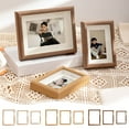 thumbnail image 1 of Wooden Photo Frame for Wall Hanging and Desktop Display with Glass Front and Distressed Finish for Secure Photo Protection and Elegant Presentation Perfect for Office Decor and Home Living Topliu, 1 of 8