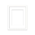 thumbnail image 1 of Wooden Photo Frame with Matboard-versatile Wall & Tabletop Display, Sturdy Build for Photos, Includes Optional Prints (1 Frame),White, 1 of 6