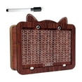 thumbnail image 1 of Wooden Piggy Bank With Coin Slot For Children Brown Home Decoration And Financial Education, 1 of 8