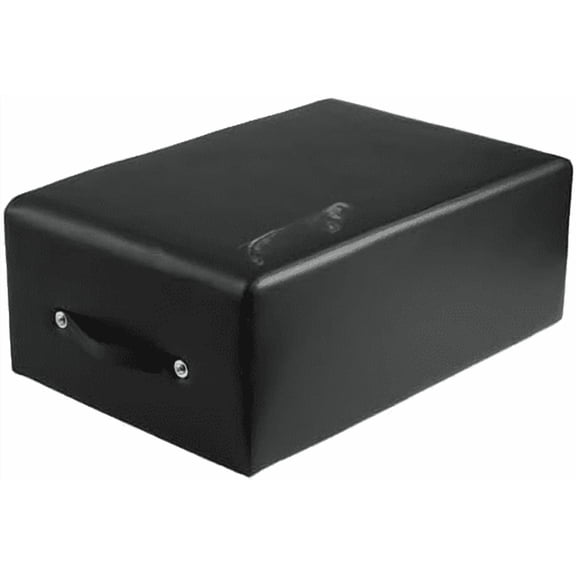 Wooden Pilates Box with Pole, High Density Padding, Portable Reformer & Home Gym Equipment for Balanced Workouts, 24"x15.8"x9", Black$$Other