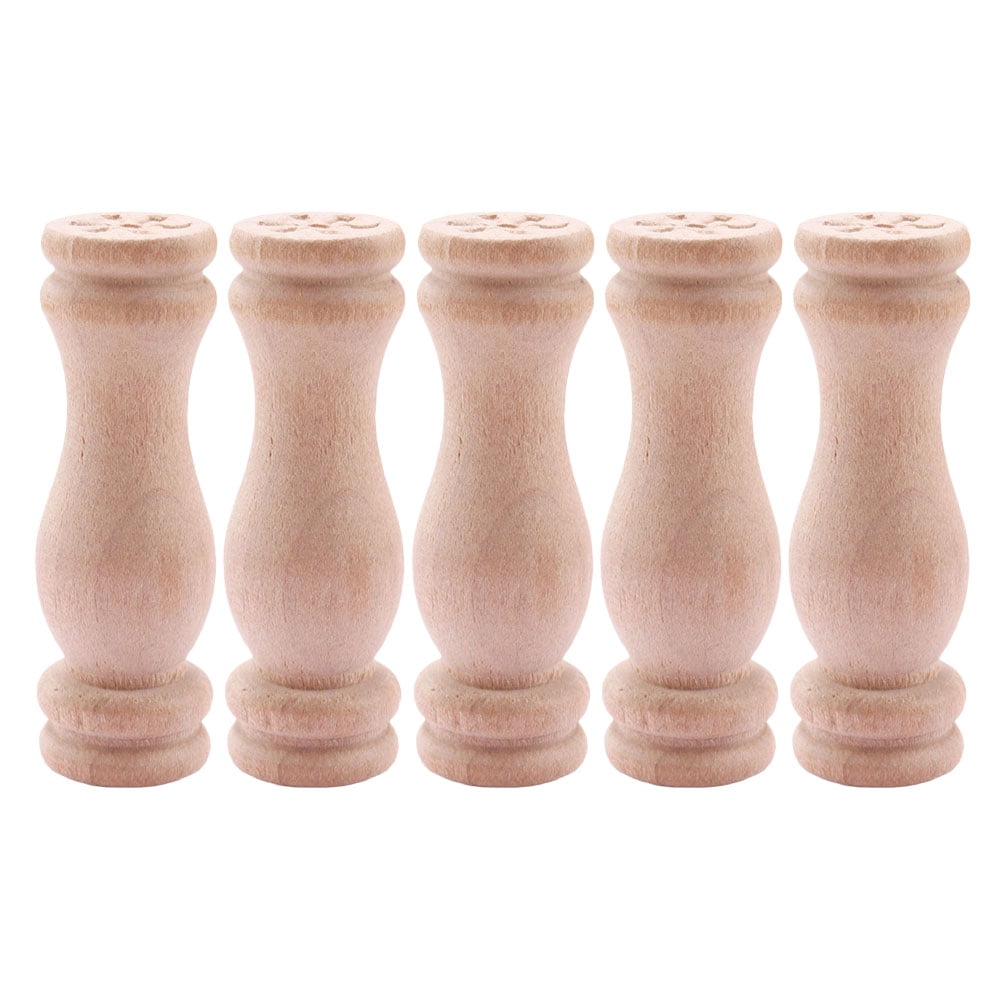 Guichaokj Wooden Pillar Model Wedding Table Centerpieces Dollhouse