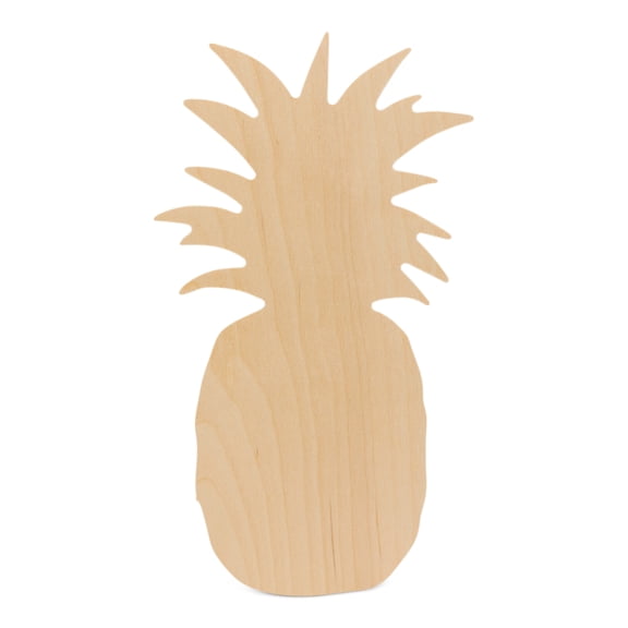 Wooden Pineapple Cutout, Unfinished Birch, 13 3/4 Inch, Package of 10, Perfect for Home Décor, Crafts and Parties, by Woodpeckers