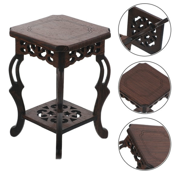 Wooden Plant Stand Plant Holder Flower Pot Display Stand Base Succulent Pot Base Holder