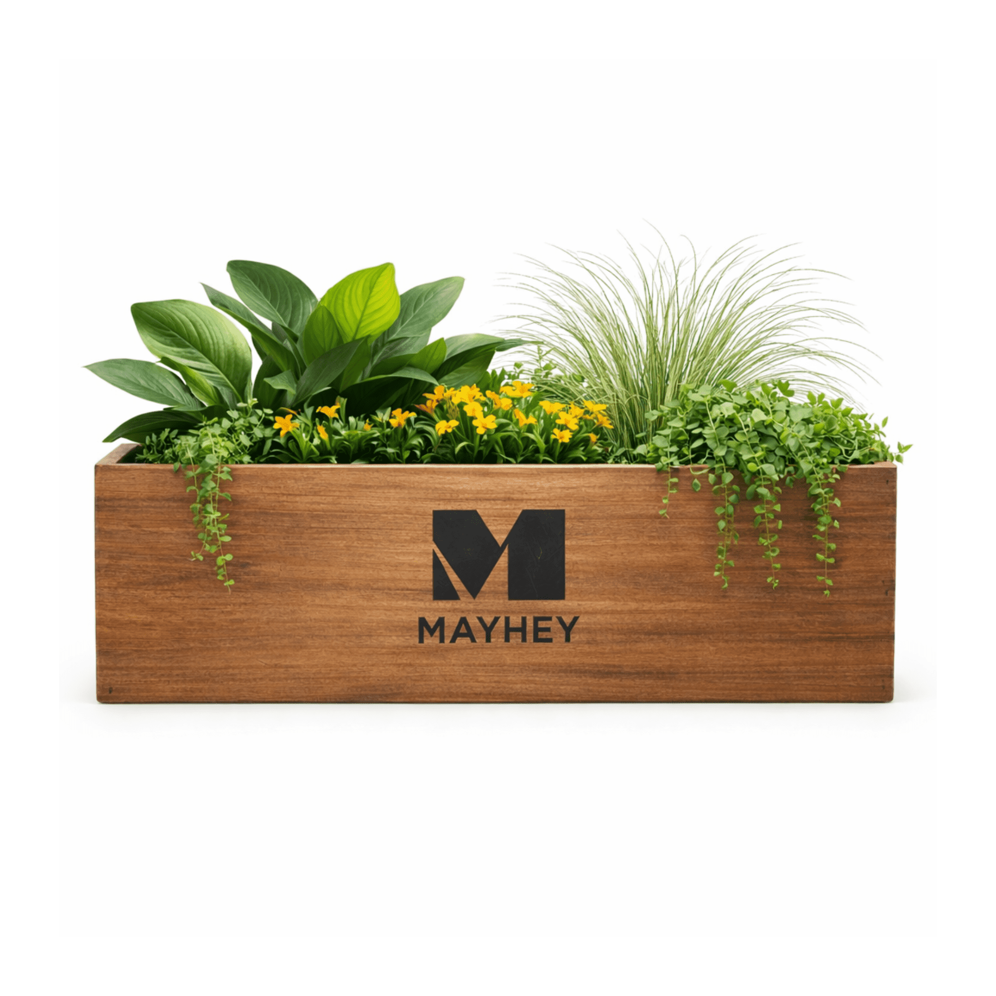 Wooden Planter Box for Indoor and Outdoor Use - Durable Solid Wood ...