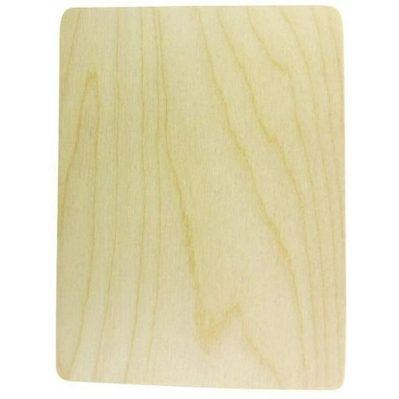 Wooden Plaques 4-1/2 x 6 Inch Diameter Pack of 12 Unfinished Rectangle Wood Cutout from Birch DIYers and Craft ProjectsSmooth and Ready to Decorate or Paint(1/8 Inch Thick) by Woodpeckers