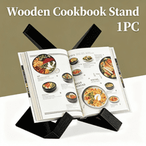 Wooden Plate Stands for Display,Wood Plate Holders for Displaying,Decorative Picture Frame Stand,Easel for Sign,Cookbook,Now Playing Vinyl Record,Recipe Book Holder for Photo,Plaque,Platter