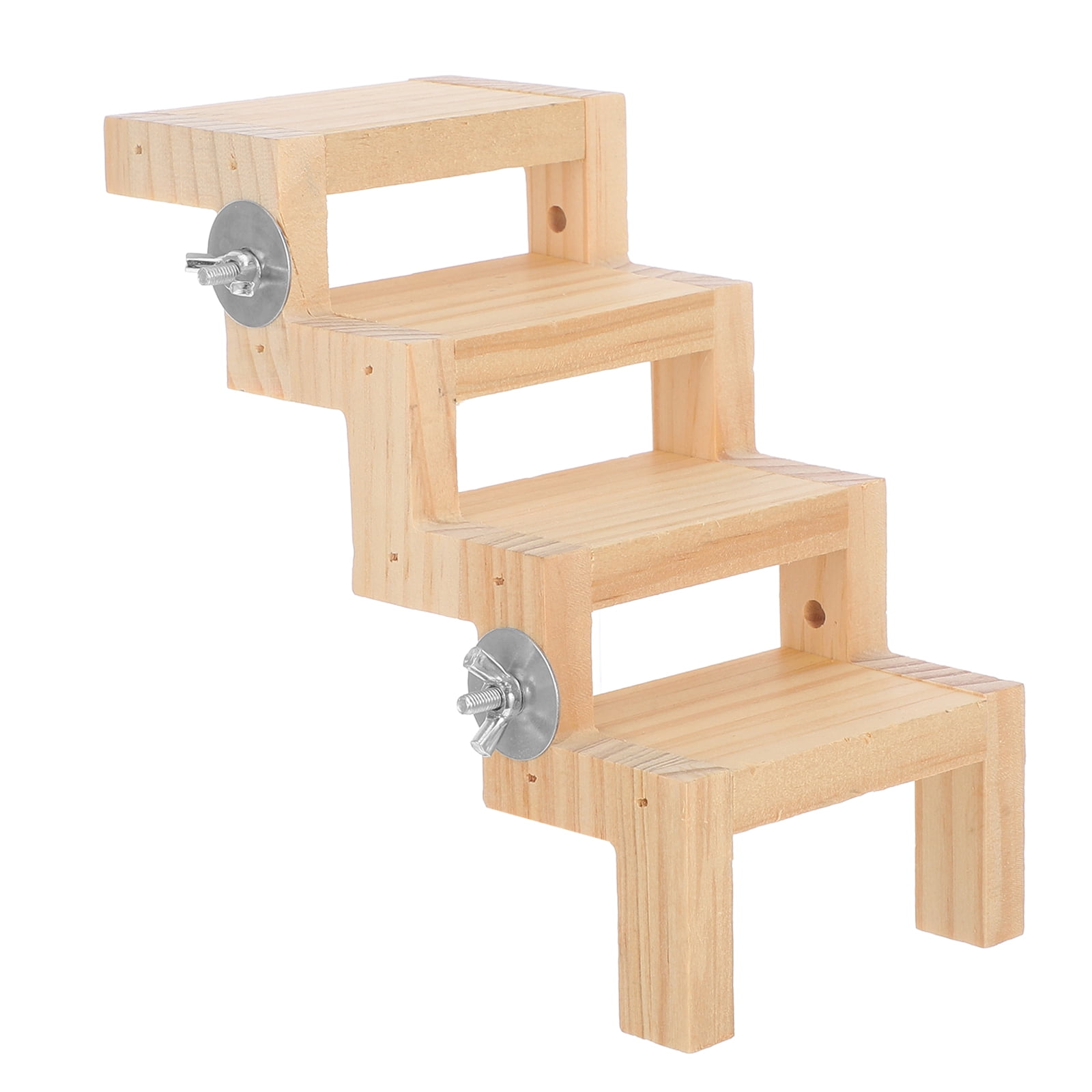 MERRYHAPY Wooden Climbing Bridge For Hamsters & Guinea Pigs | Small Pet Ramp, Cage Ladder, Chew Toy, 7.86 Inches