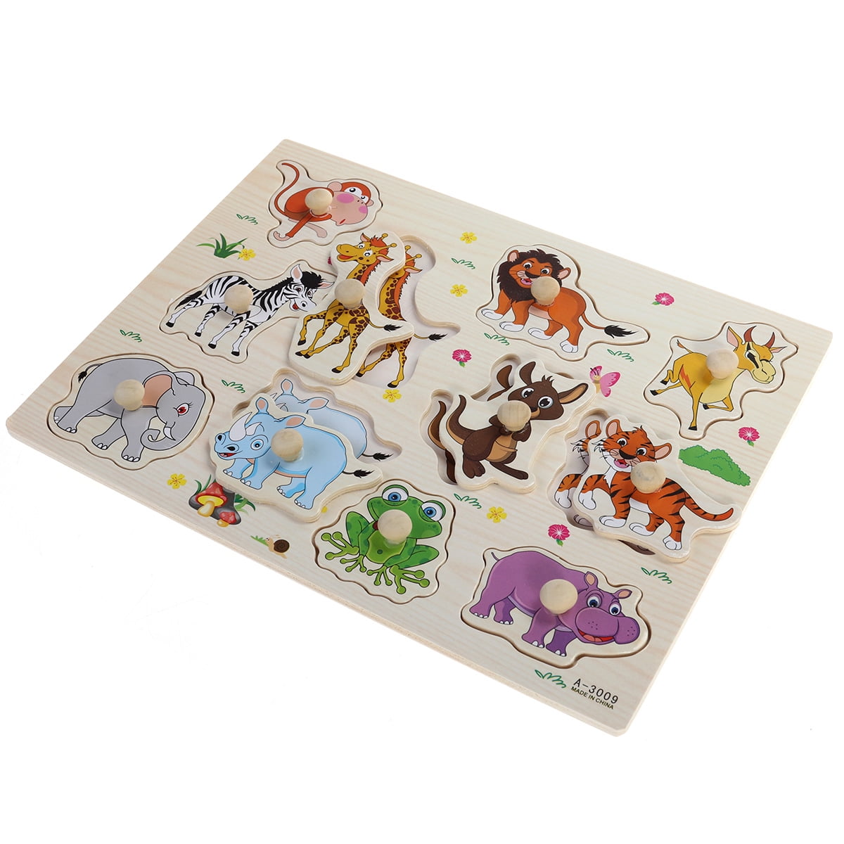 Wooden Playset Handeye Coordination Puzzle Toys for Kids Puzzle Board