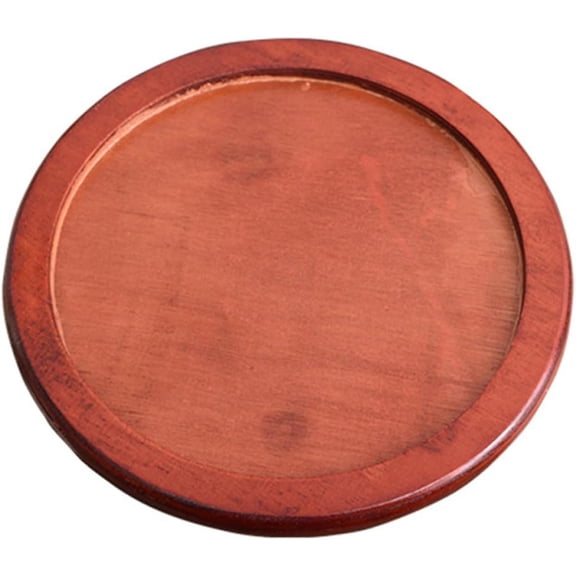 Wooden Pot Holder Trivet Heat-Resistant Thickened Pot Base Tray for Kitchen Use, Sturdy Wear-Resistant Wood Material Suitable for Families and Hotels