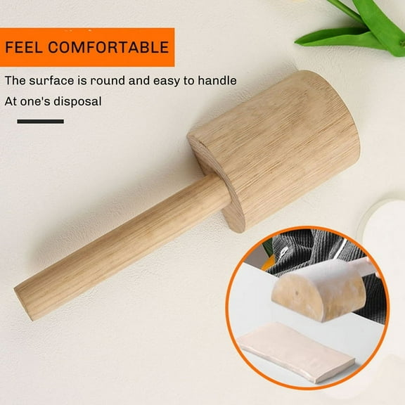 Wooden Pottery Mold with Handle Reusable DIY Smooth Suitable for Clay Ribs Shaping Porcelain Cup Tool