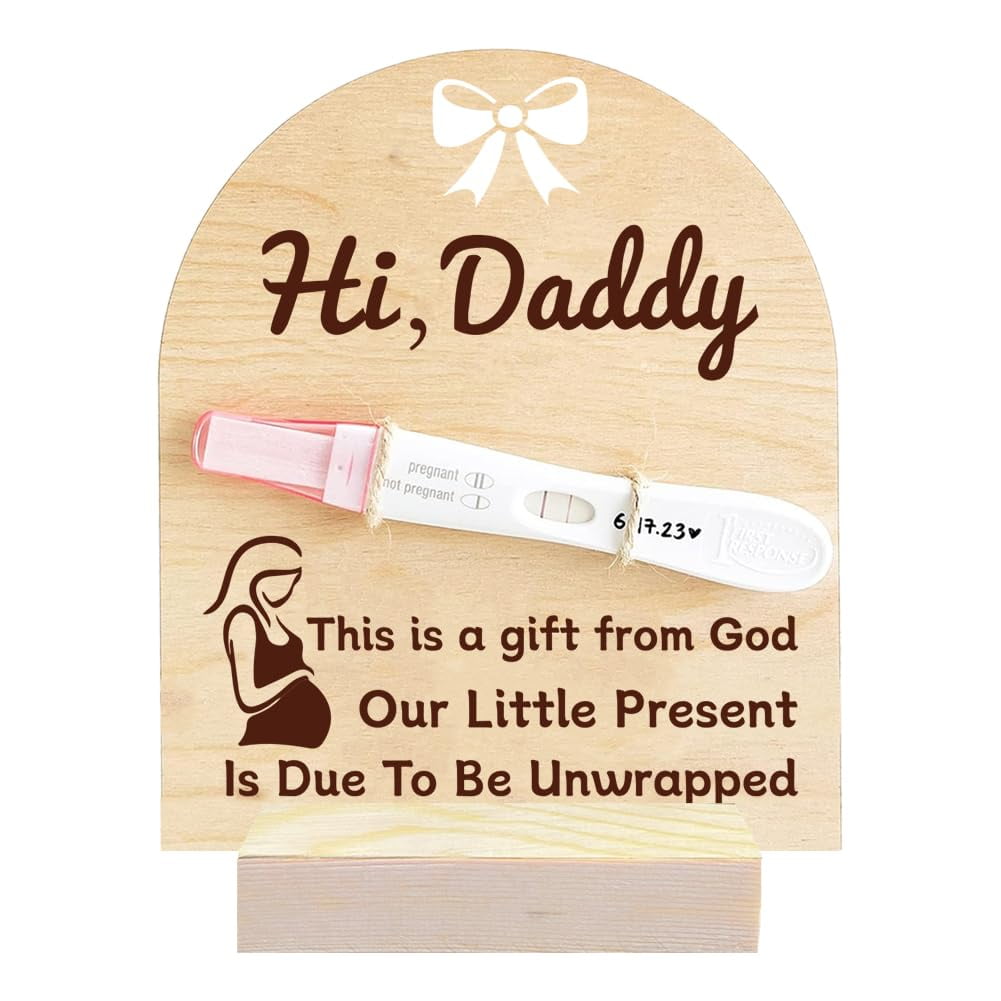 Pregnancy Test Golf Baby Announcement Box Pregnancy Reveal To