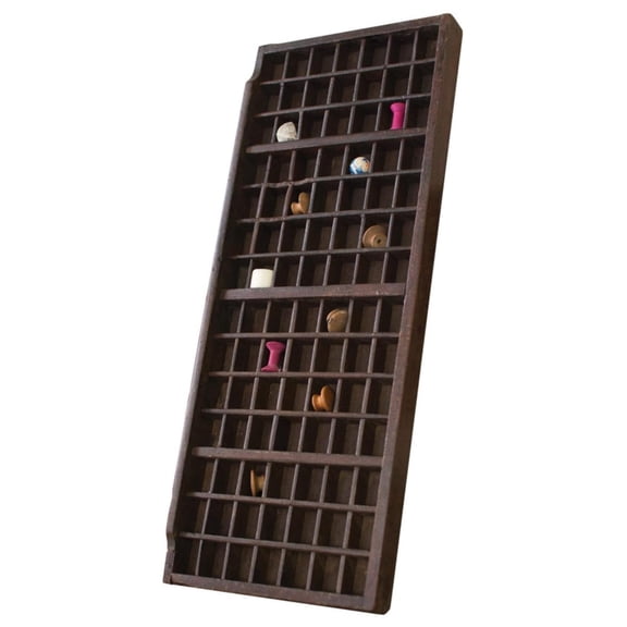 Wooden Printers Trays, One Size, Brown (NGN1005)