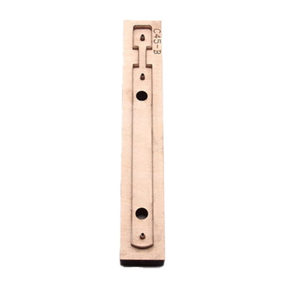 Wooden Punching Die Key Chain Stencil Tools Keychain Handcraft Pendant Template DIY Leather Tool Cutting Mould B