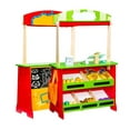 thumbnail image 1 of Wooden Puppet Theater 2-in-1 Reversible Play Store Kids Play Stand, 1 of 9