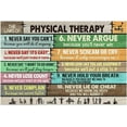 Wooden Puzzle for Adults The Laws of Physical Therapy Never Say You Can