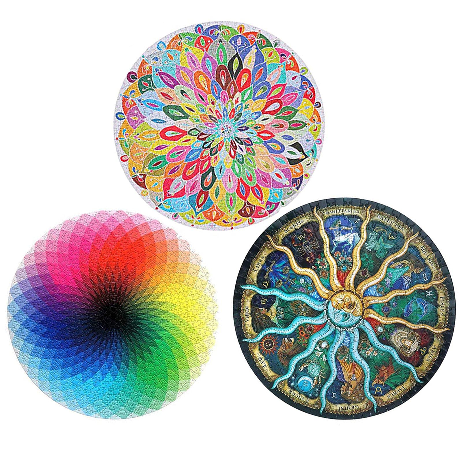 300 Teile Holzpuzzle Mit Spiral-Optik - Premium Puzzle Mit Aufbewahrungsbox