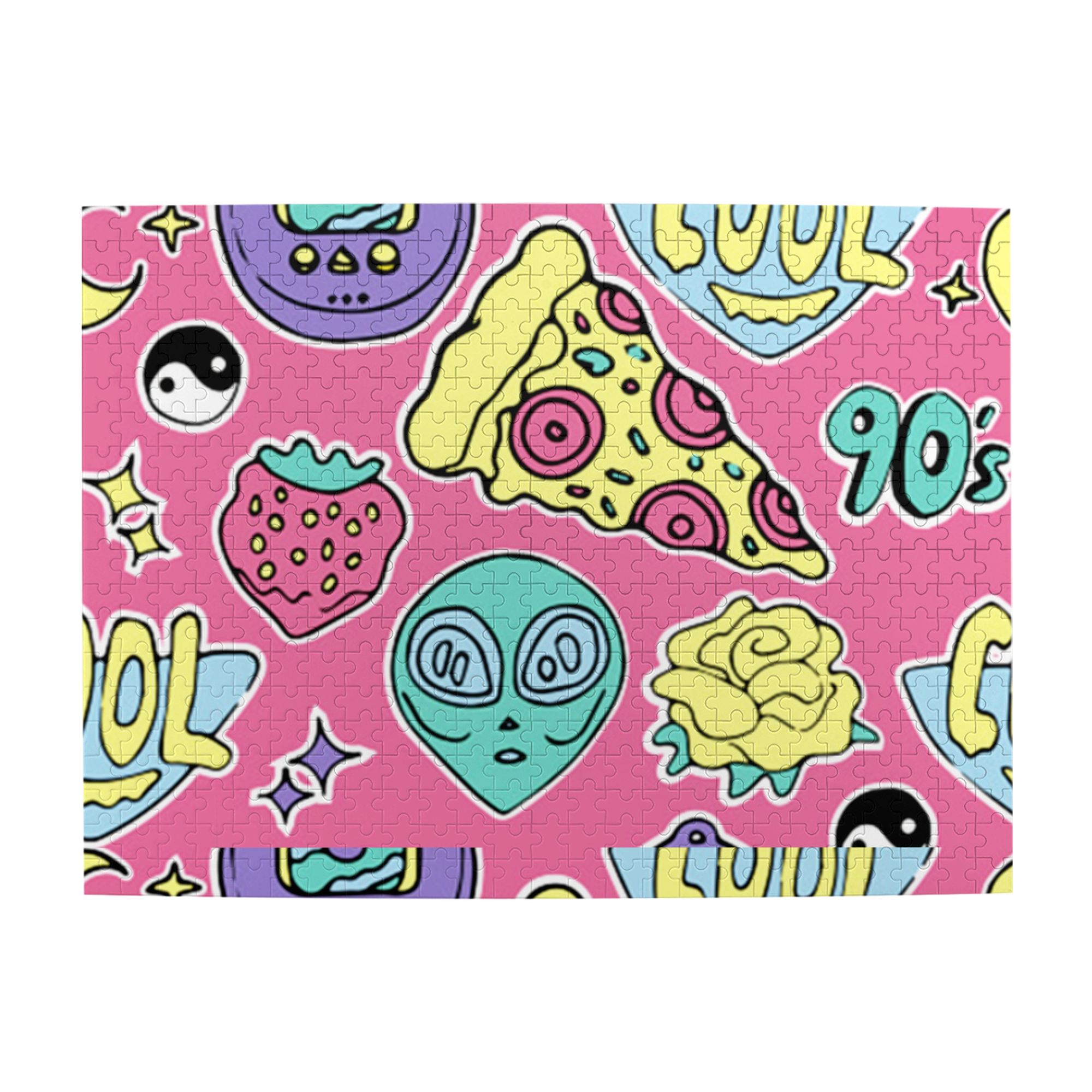 Wooden Puzzle Bright s s Style Pattern 500-Slice Puzzle for All Ages ...
