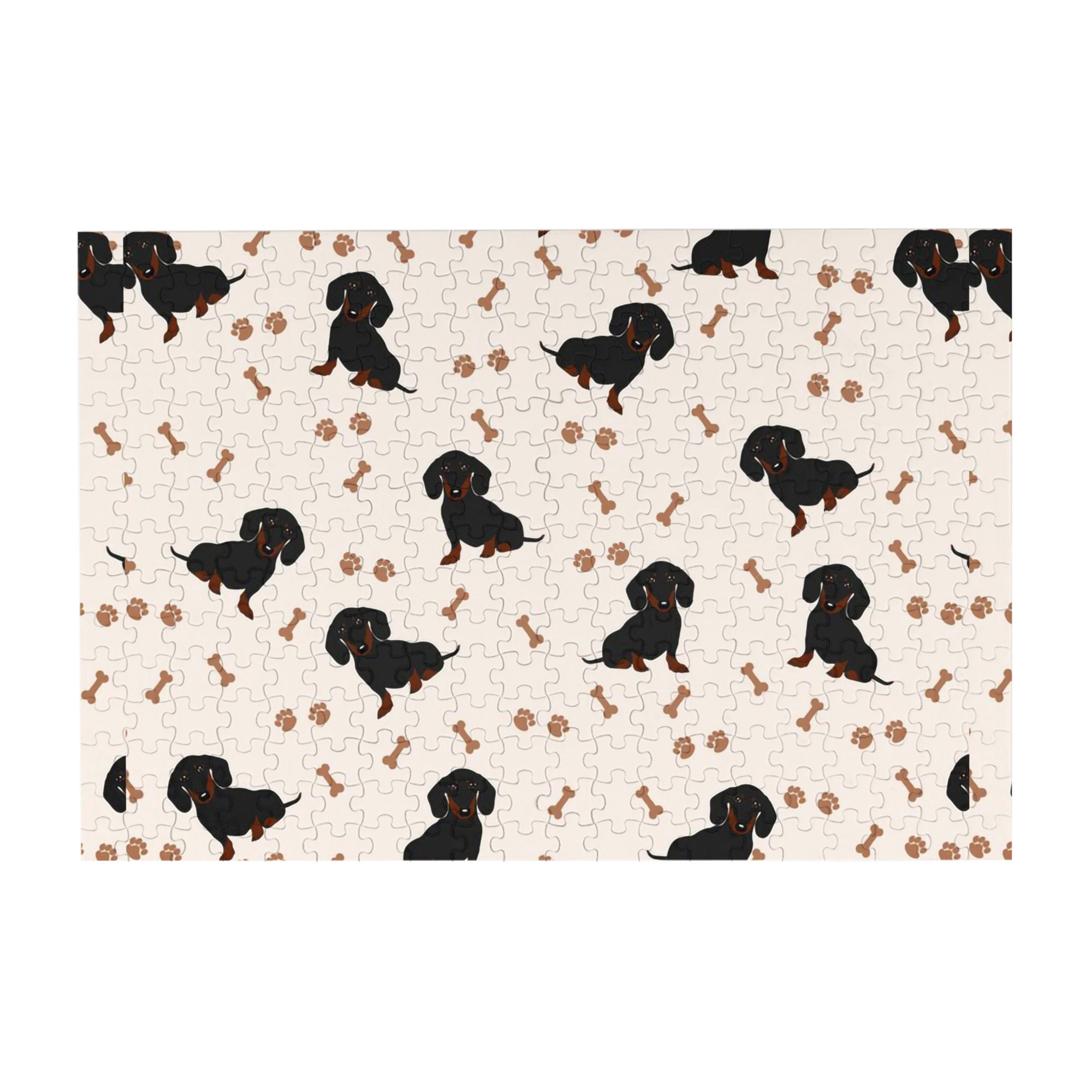 Wooden Puzzle Dog Dachshund Dog Animals 300-Slice Puzzle for All Ages ...