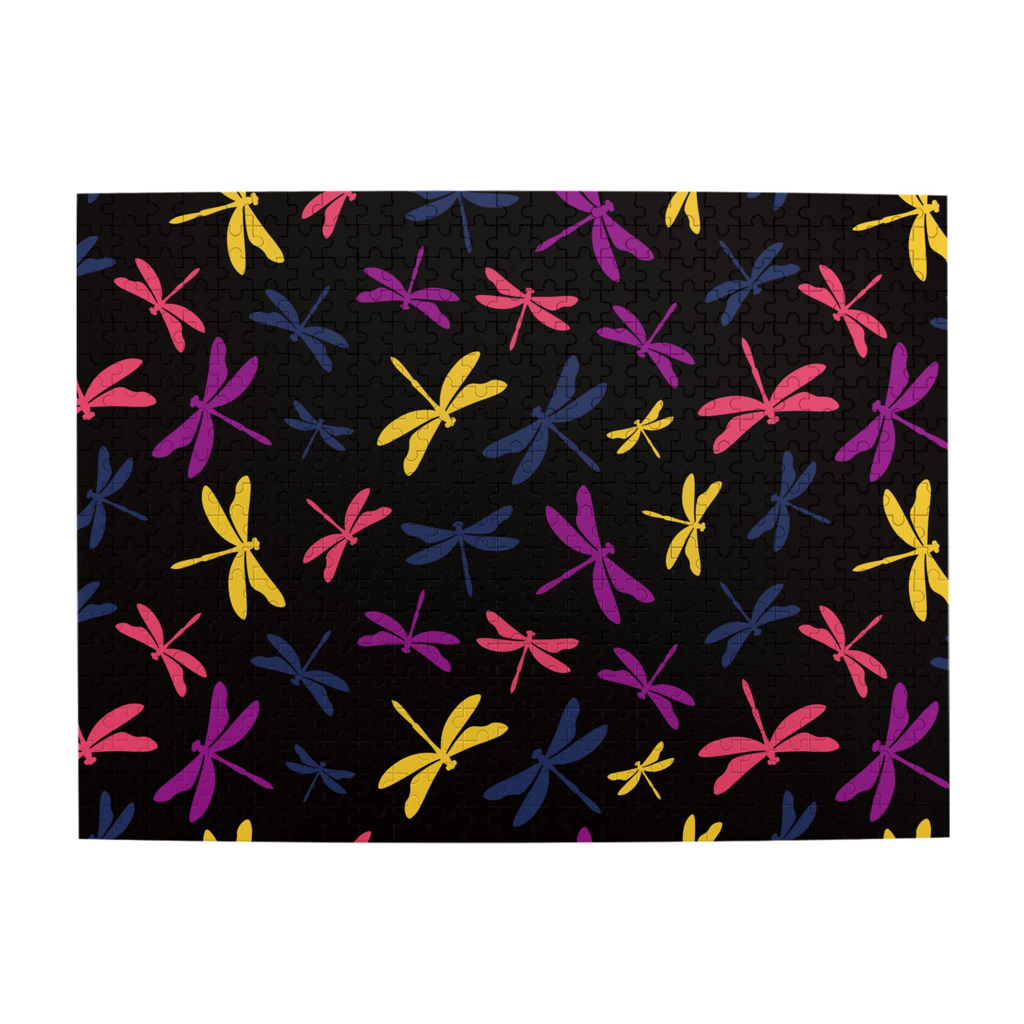 Wooden Puzzle Dragonfly Pattern 500-Slice Puzzle for All Ages Gifts ...