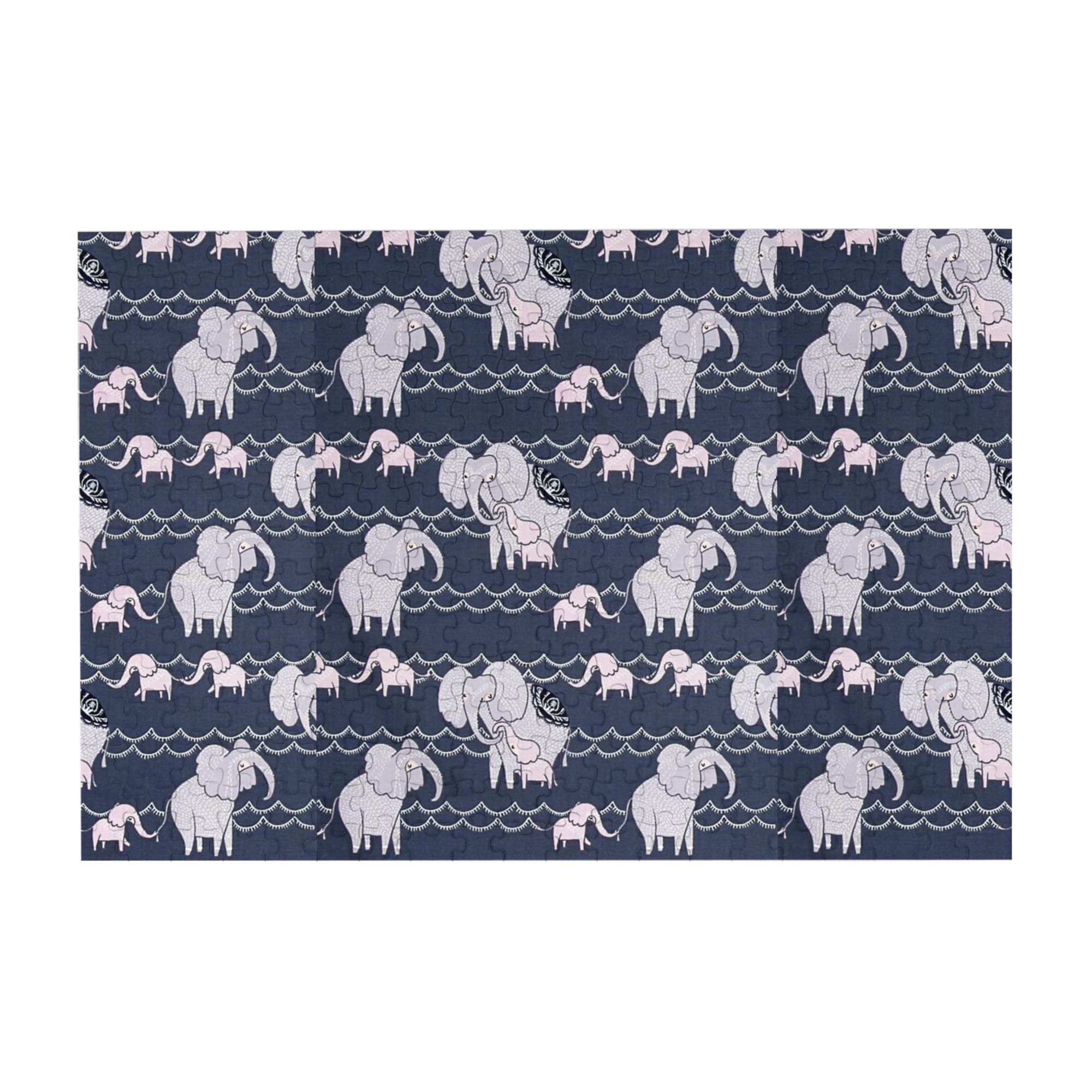 Wooden Puzzle Elephant Parent 300-Slice Puzzle for All Ages Gifts ...