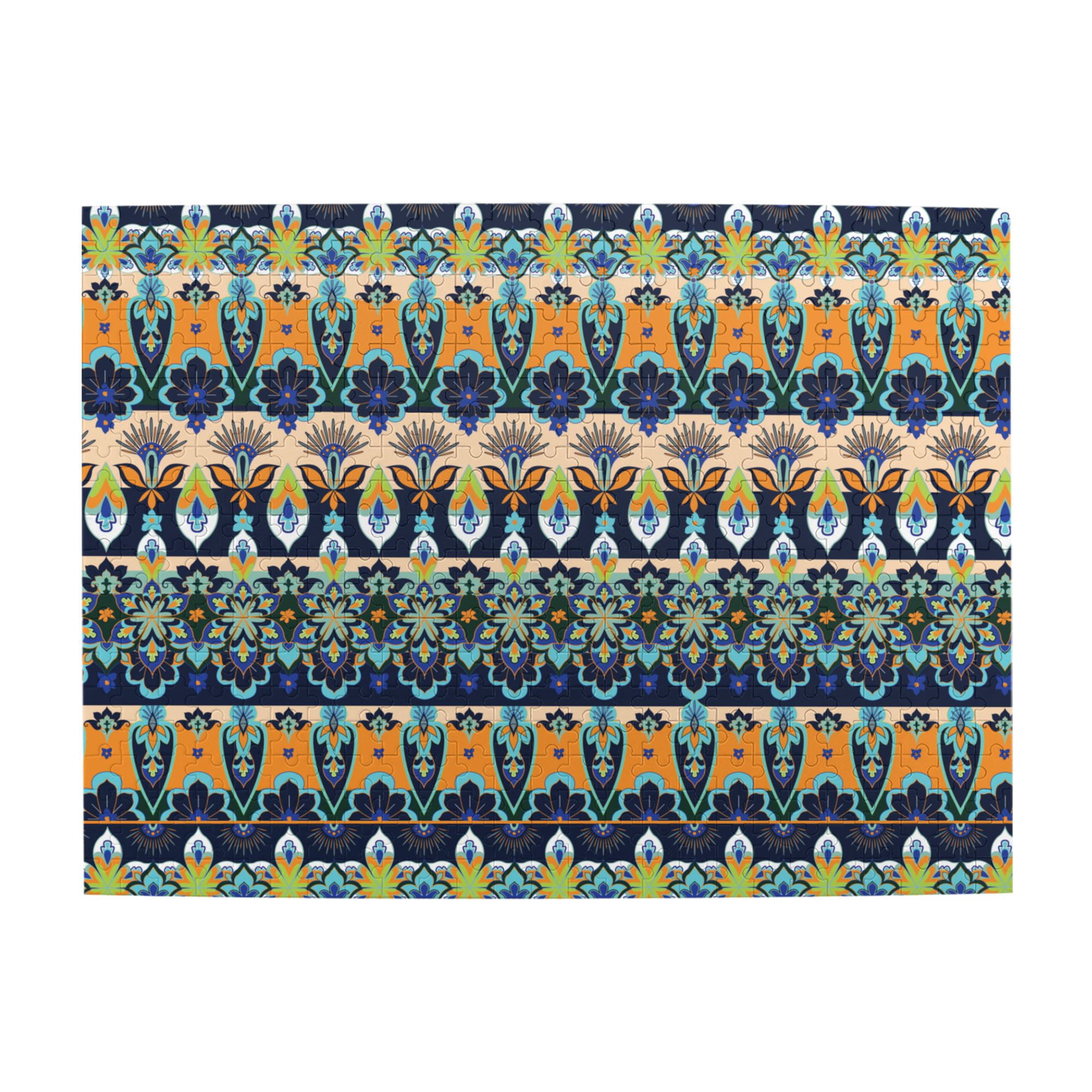 Wooden Puzzle Ethnic Boho Pattern 500-Slice Puzzle for All Ages Gifts ...