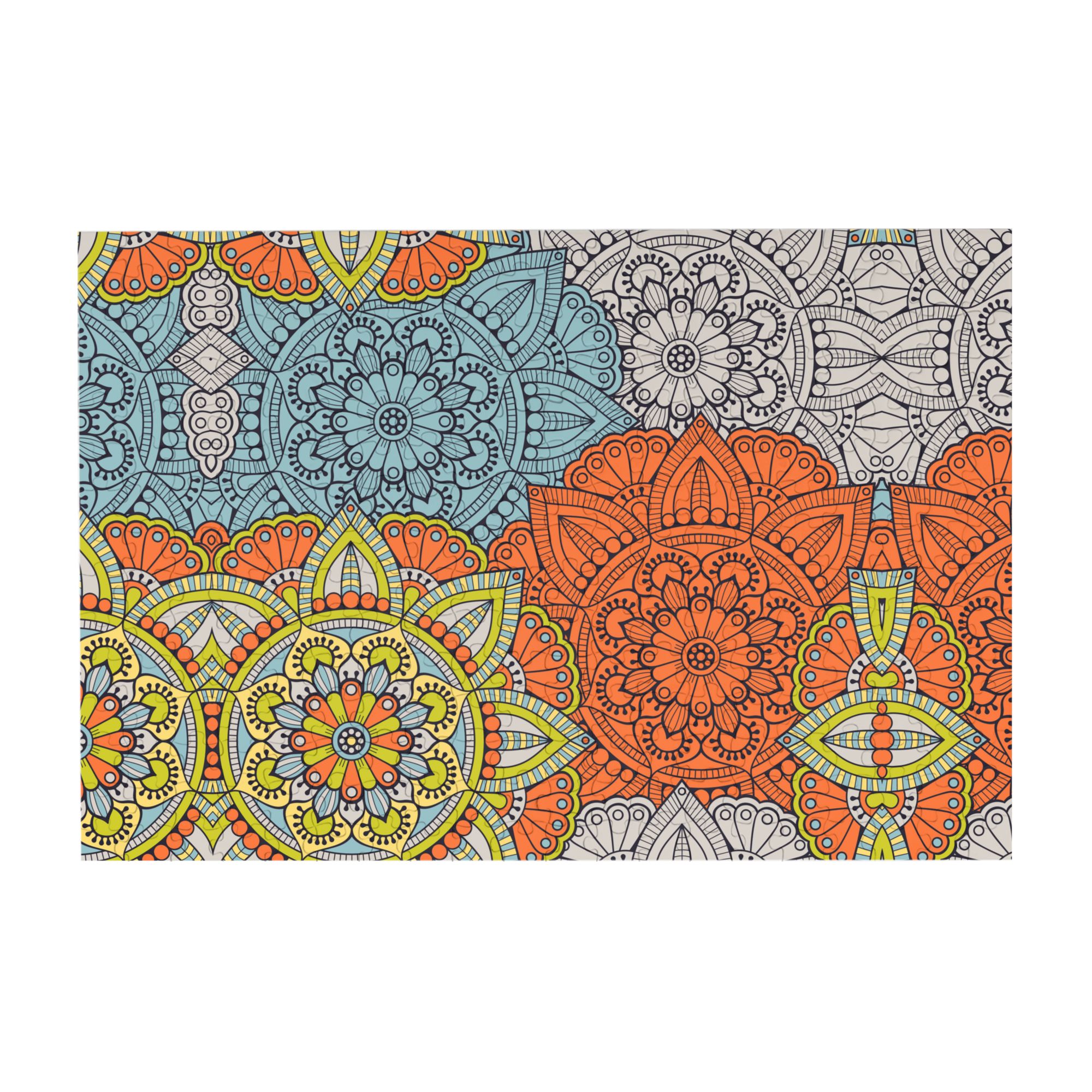Wooden Puzzle Ethnic pattern background 300-Slice Puzzle for All Ages ...