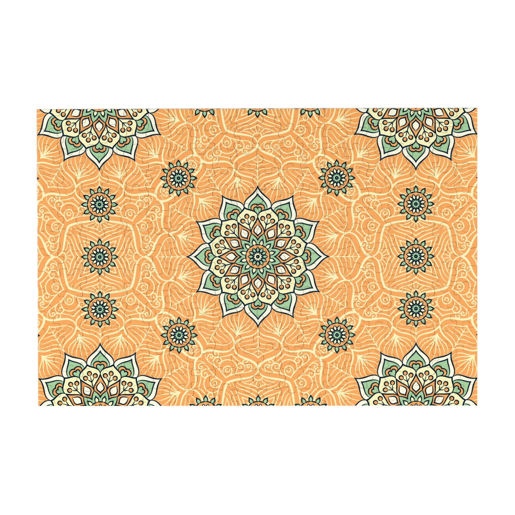 Wooden Puzzle Ethnic pattern background 300-Slice Puzzle for All Ages ...