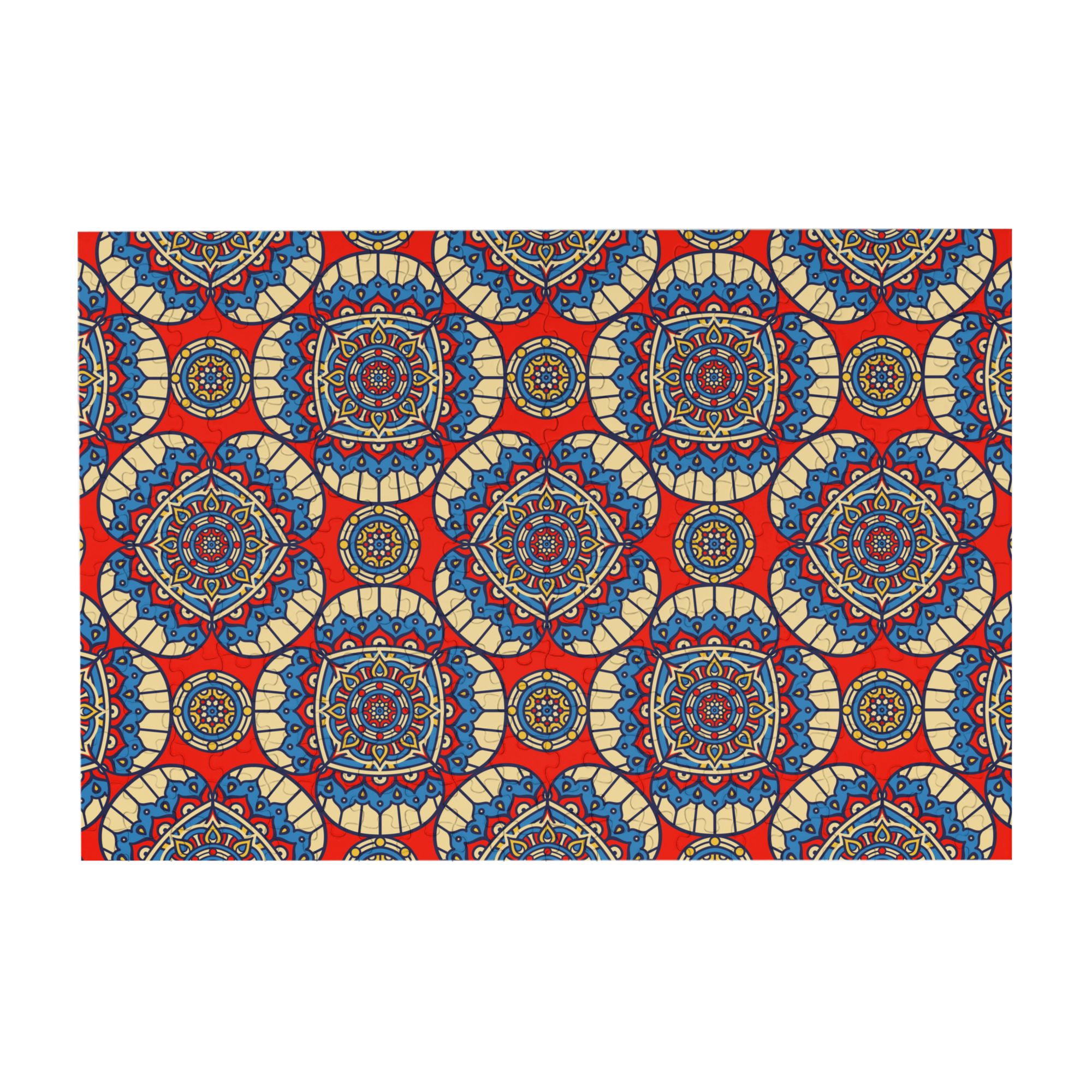 Wooden Puzzle Ethnic pattern background 300-Slice Puzzle for All Ages ...