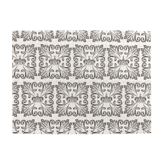 Wooden Puzzle European floral border pattern 500-Slice Puzzle for All ...