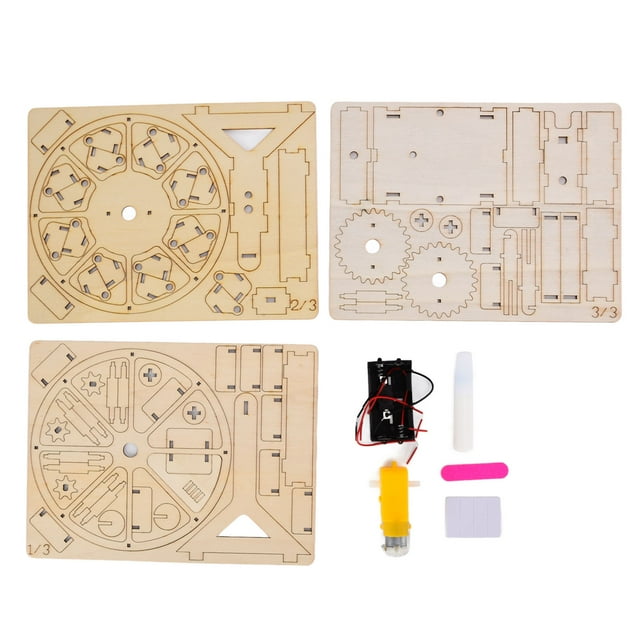 Wooden Puzzle Ferris Wheel Toy Ferris Wheel DIY Electric Building Craft