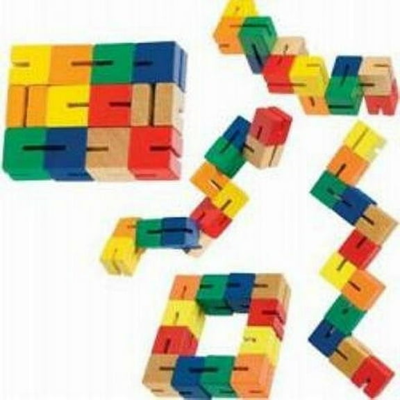 FlexiBlox Wooden Puzzle Fidget  2 Pack