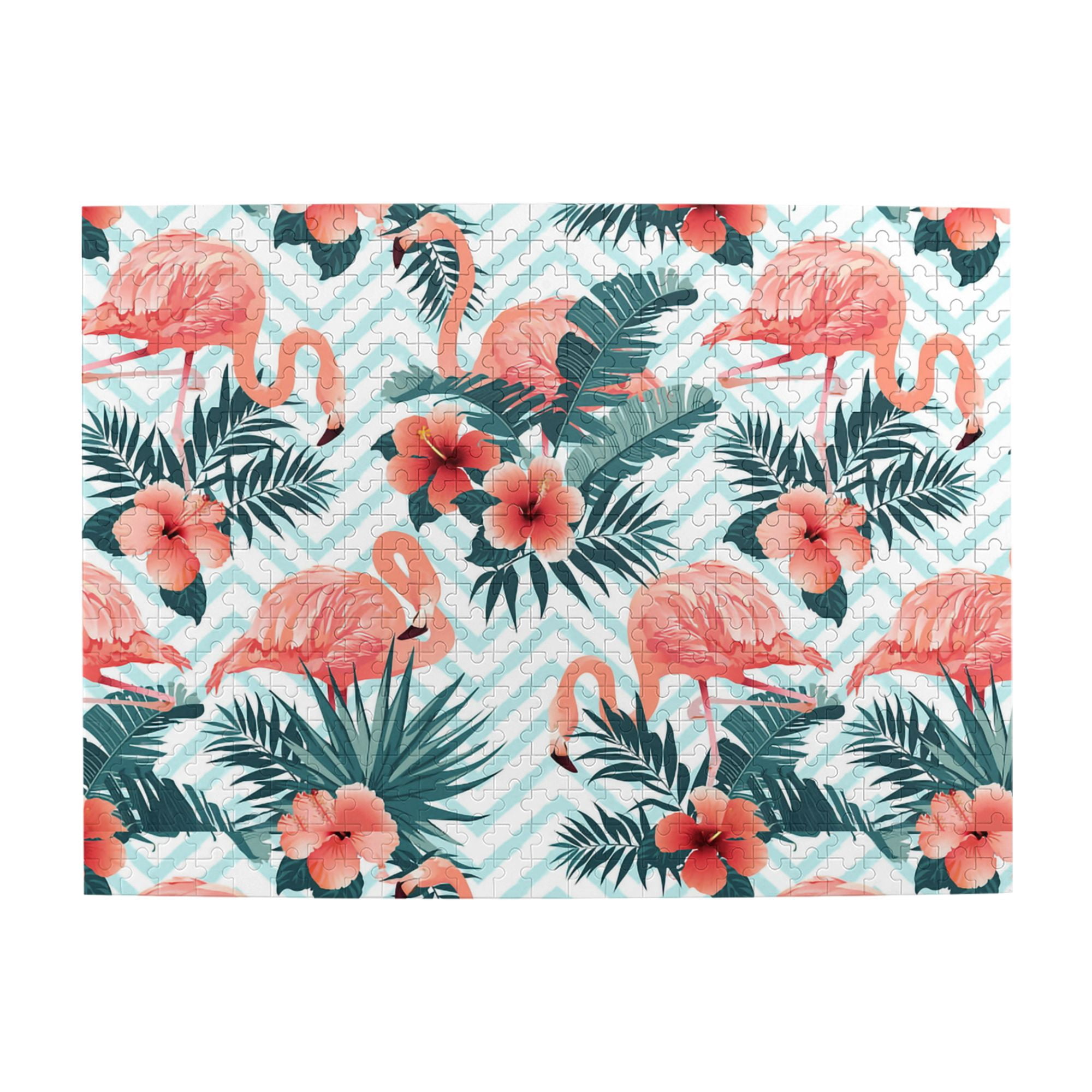 Wooden Puzzle Flamingos 500-Slice Puzzle for All Ages Gifts - Walmart.com