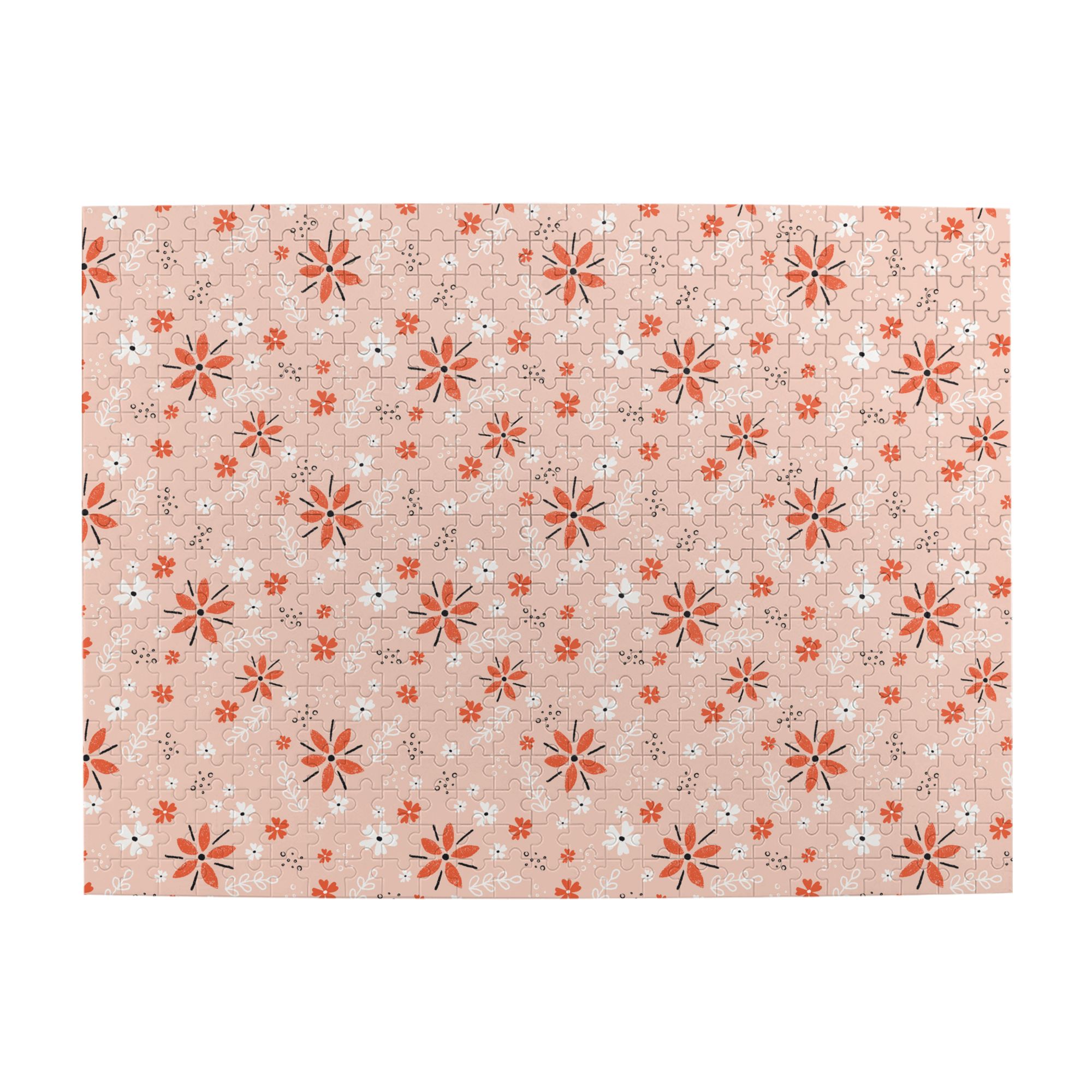 Wooden Puzzle Floral pattern 500-Slice Puzzle for All Ages Gifts ...