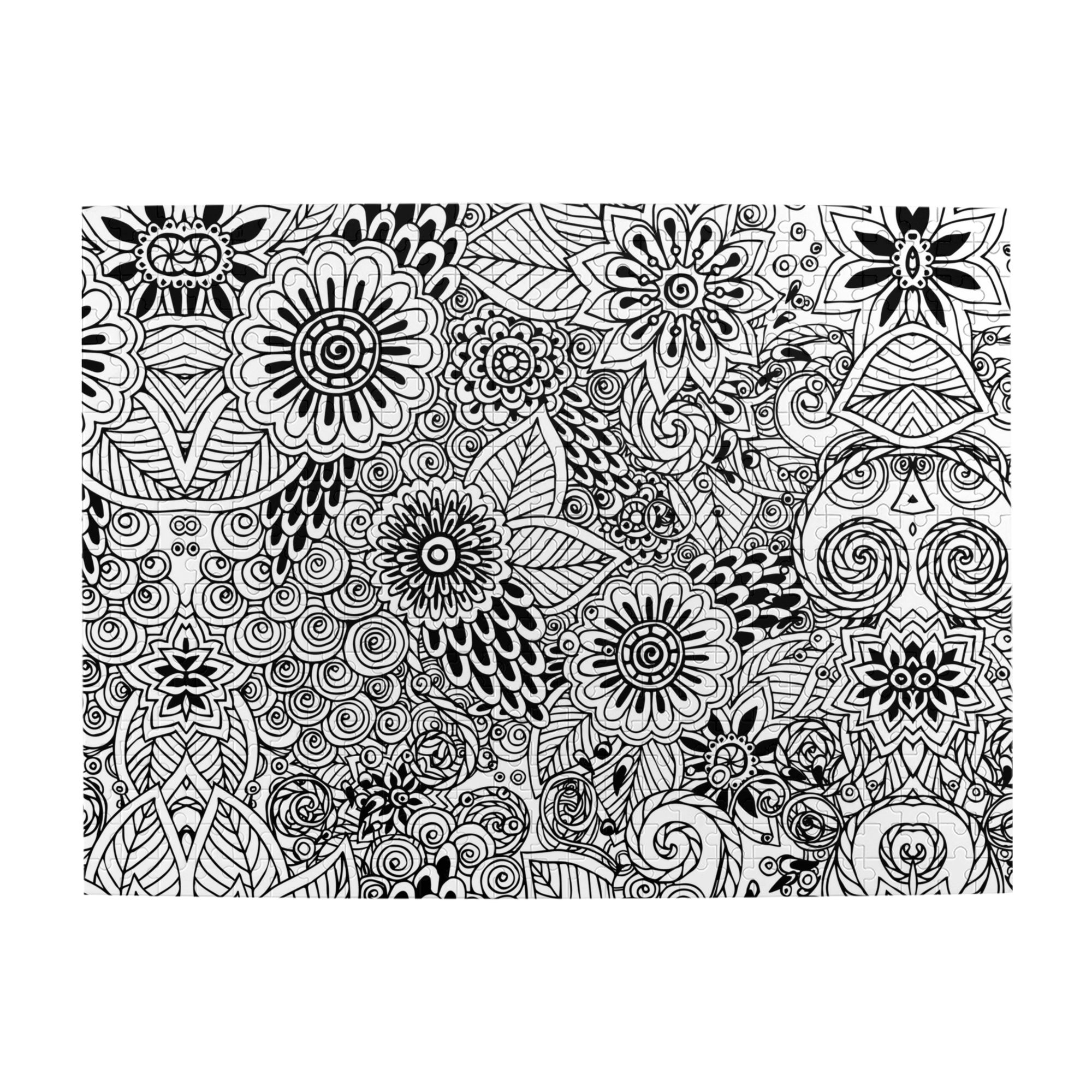 Wooden Puzzle Flower Background 500-Slice Puzzle for All Ages Gifts ...