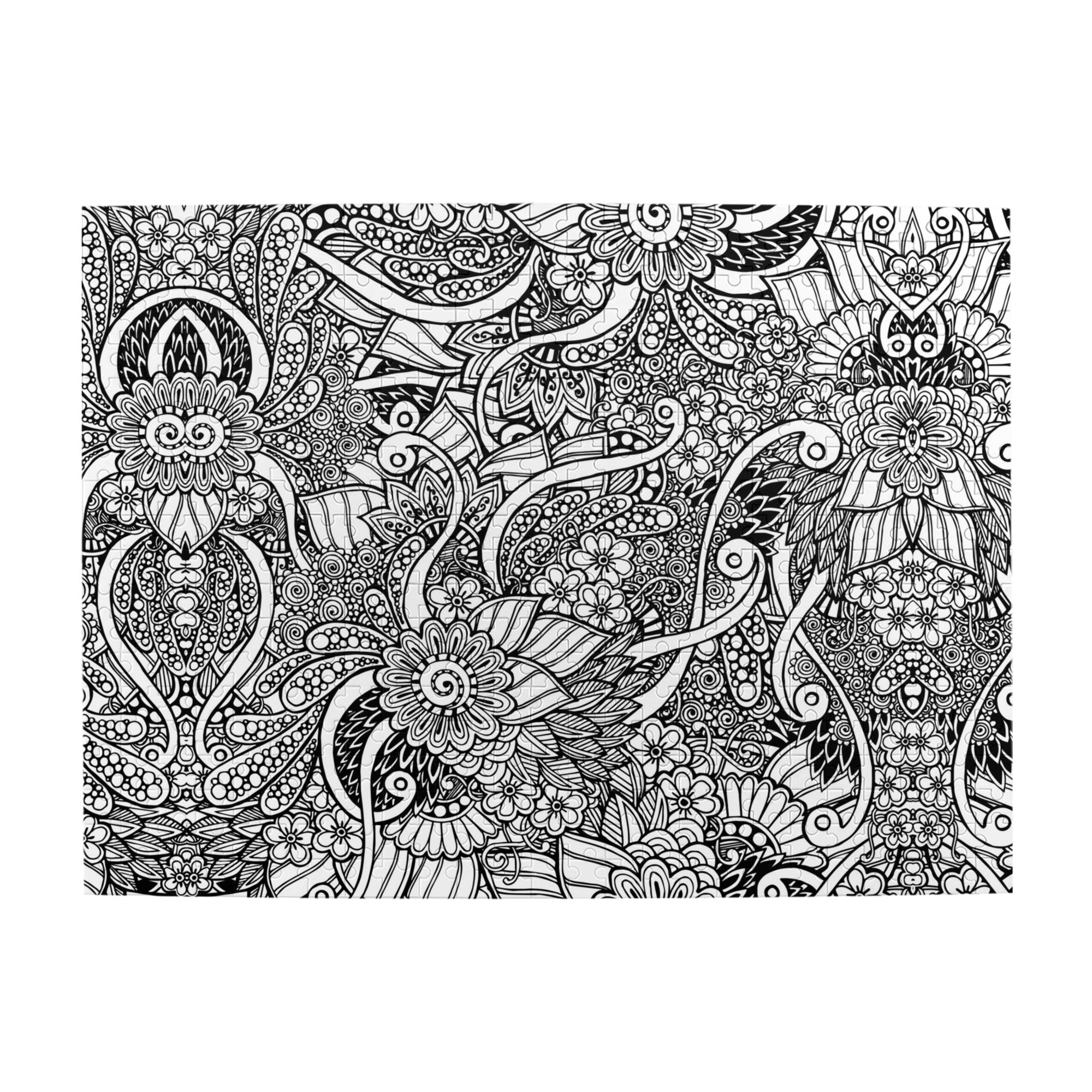 Wooden Puzzle Flower Background 500-Slice Puzzle for All Ages Gifts ...