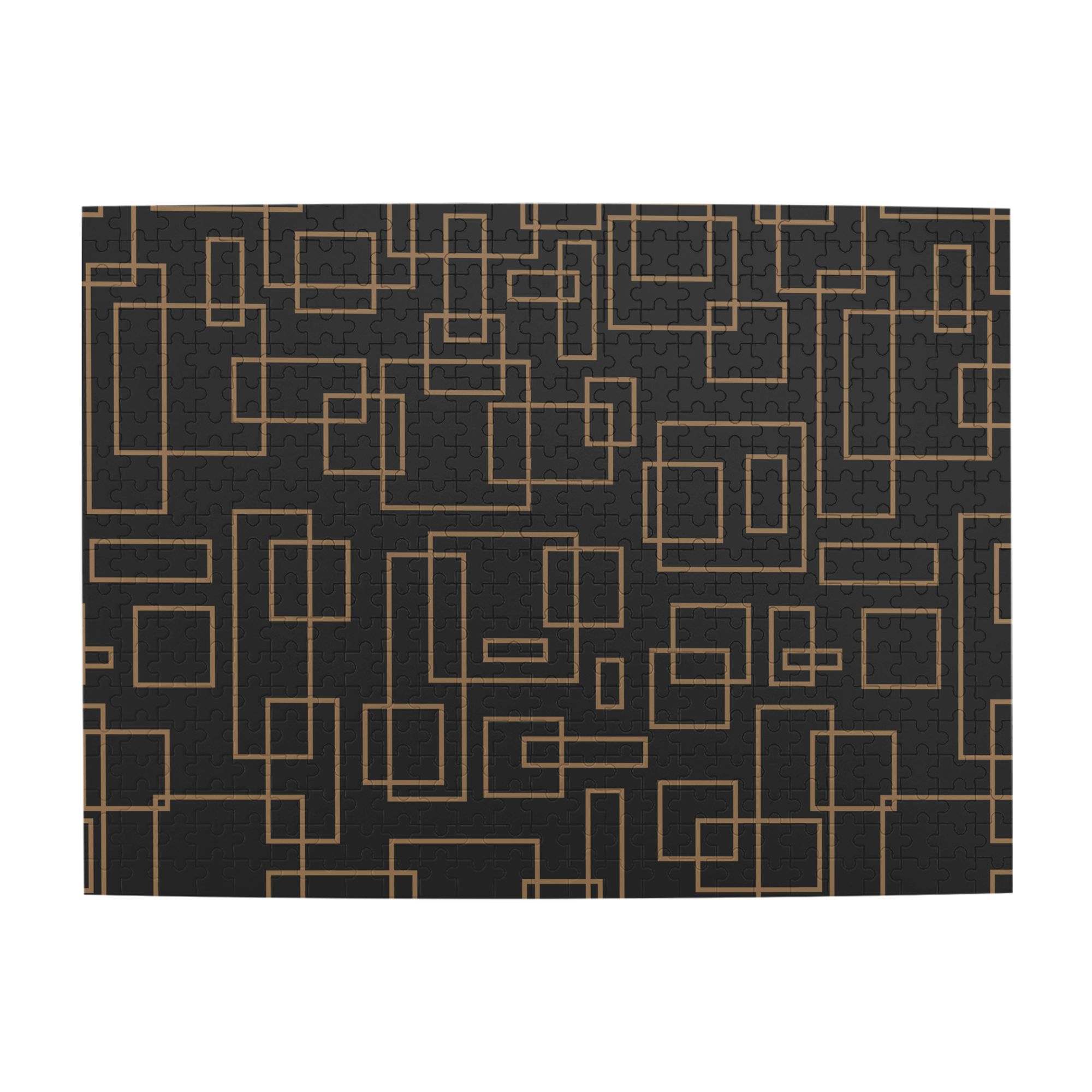 Wooden Puzzle Geometric Shape Patterns 500-Slice Puzzle for All Ages ...